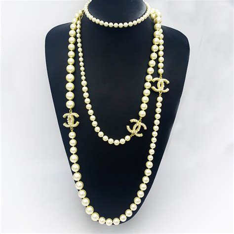 replica chanel jewelry china|authentic chanel pearl necklace.